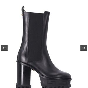 Versace Black Heeled Boots
